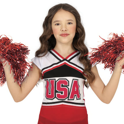 Punainen Pompoms 2kpl