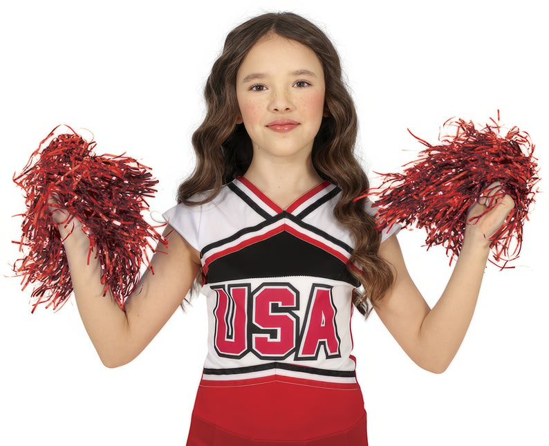 Punainen Pompoms 2kpl