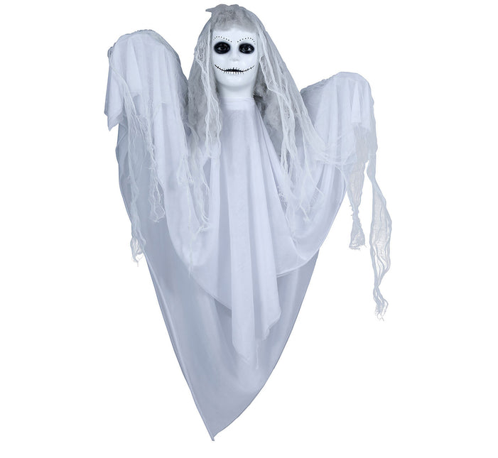 Halloween nukke Ghost valolla ja äänellä 1.2m