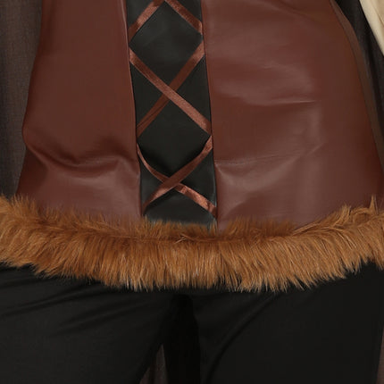 Viikinki puku ruskea naiset