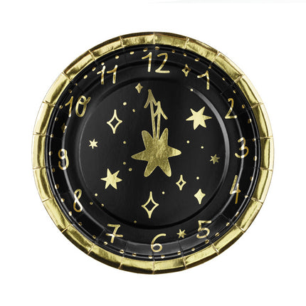 Uudenvuodenaaton merkit Kello 6kpl