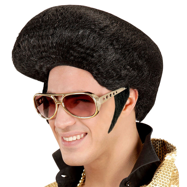 Mustat väärennetyt sivuparranlehdet 2 kpl