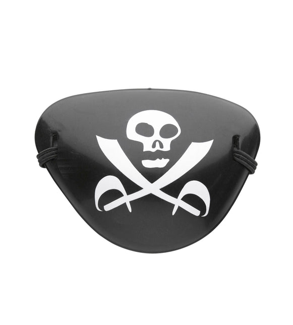 Mustavalkoinen merirosvon silmälappu