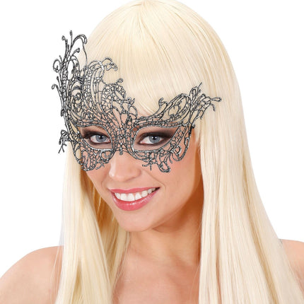 Hopea silmä naamio pitsi