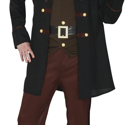 Merirosvopuku ruskea miehet