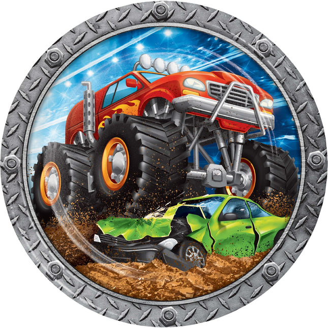 Monster Truck lautaset 23cm 8kpl