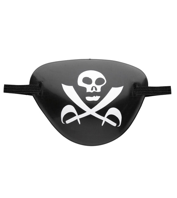 Mustavalkoinen merirosvon silmälappu