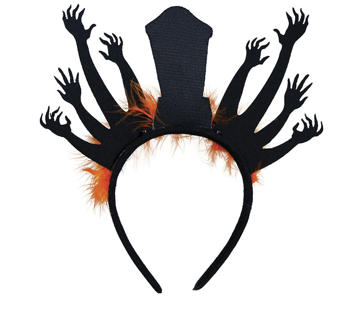 Halloween hiusnauha hautakivi ja zombeja