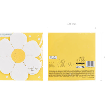 Kukat lautasliinat 16.5cm 12kpl