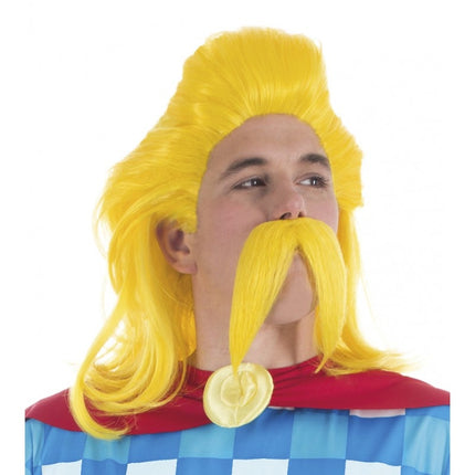 Cacofonix Asterix parta ja peruukki setti