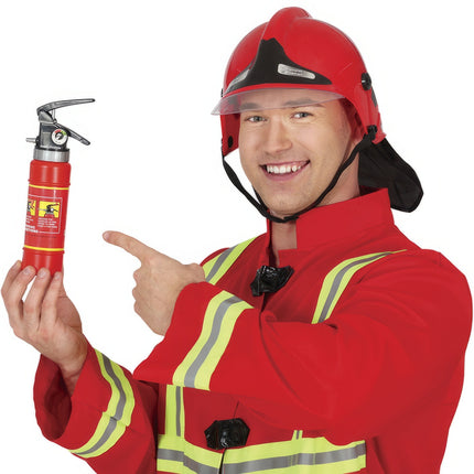 Punainen väärennetty palosammutin 23cm
