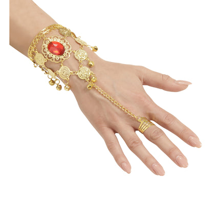 Kultainen rannekoru kolikot