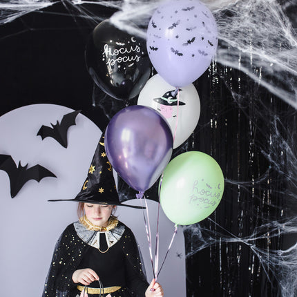 Halloween ilmapallot Hocus Pocus 30cm 50kpl