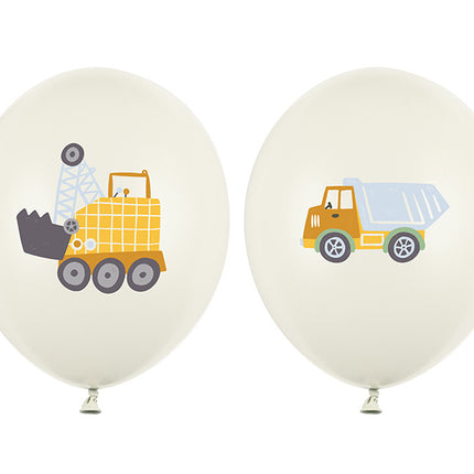 Ilmapallot Rakennusajoneuvot 30cm 50kpl