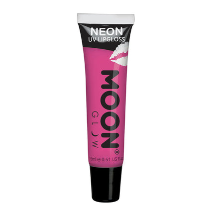 Moon Glow Neon UV-huulikiilto Intense Pink Raspberry 15ml