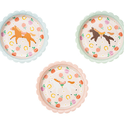 Hevoslautaset 18cm 6kpl