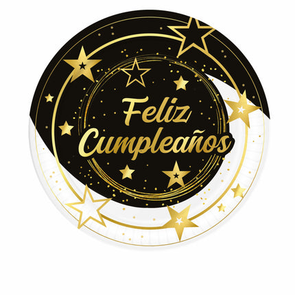 Feliz Cumpleanos lautaset 23cm 6kpl