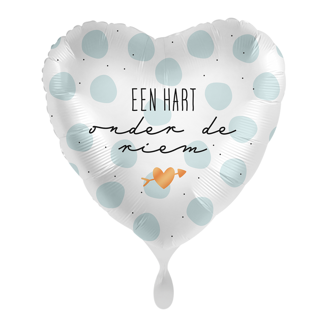 Sydän vyön alla Helium ilmapallo tyhjä 43cm