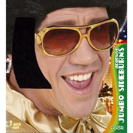 Mustat väärennetyt sivupartaat