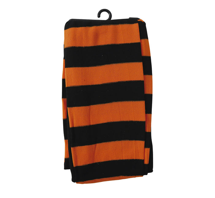 Oranssi leggingit raidallinen