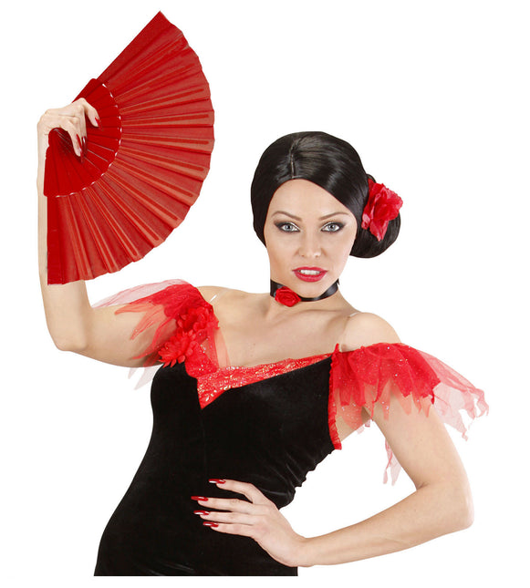 Punainen tuuletin kangas