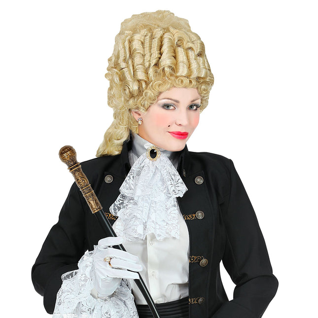 Musta kultainen kävelykeppi 108cm