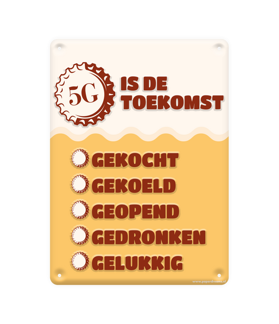 Metallimerkki 5G on tulevaisuus