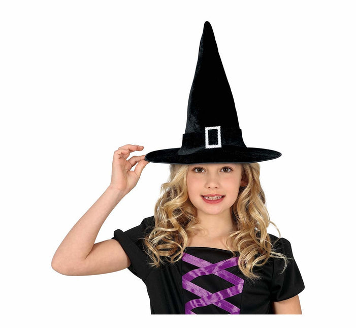 Musta noita hattu lapsi