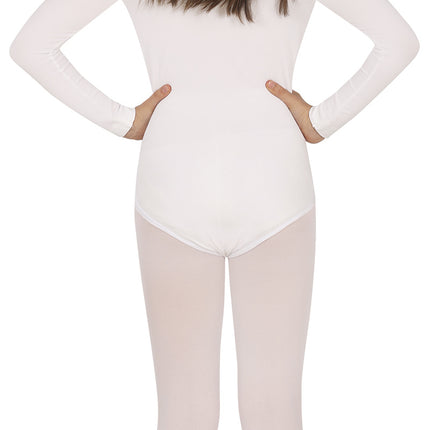 Tytön trikoot Valkoinen