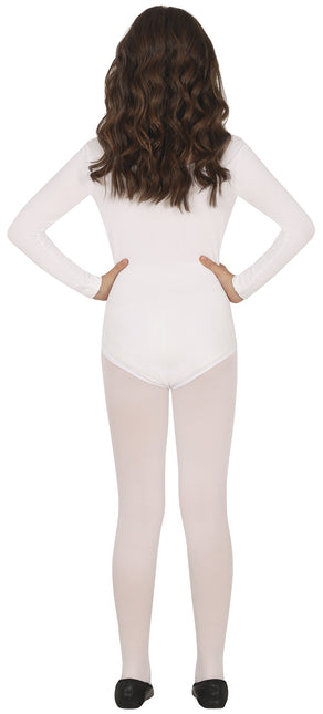 Tytön trikoot Valkoinen