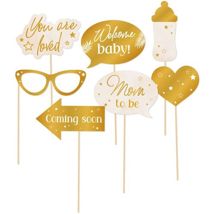 Syntymä Photobooth rekvisiitta Safari 7kpl