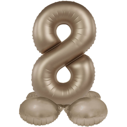 8 vuoden hahmo ilmapallo kulta 41cm