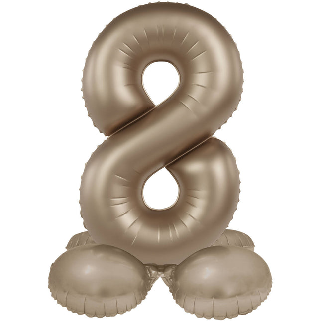 8 vuoden hahmo ilmapallo kulta 41cm