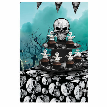 Halloween pöydän koriste luuranko 36cm