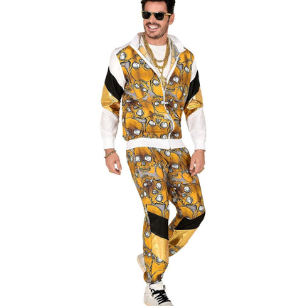 Kultainen verryttelypuku Viallinen pääkallo