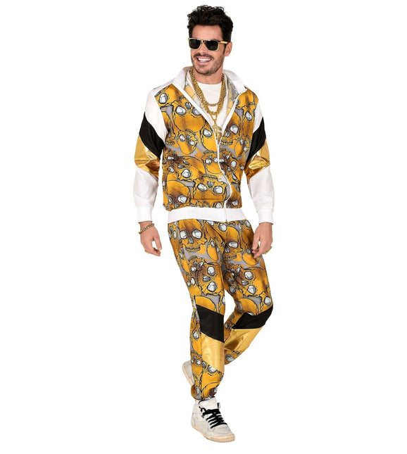 Kultainen verryttelypuku Viallinen pääkallo