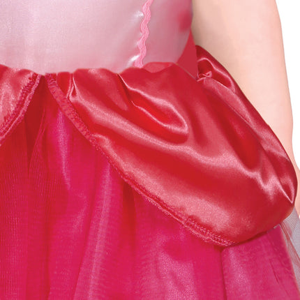 Prinsessa mekko vaaleanpunainen tyttö