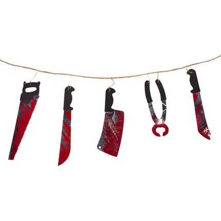 Halloween Garland Horror Tools 1.8m