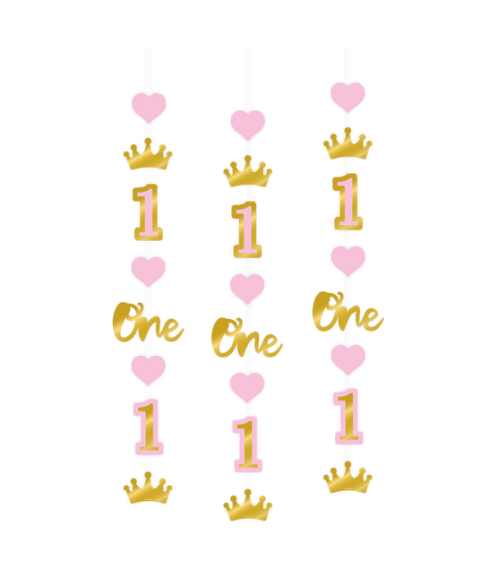 1 vuosi roikkuu koristelu tyttö