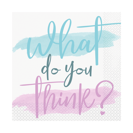 Sukupuolen paljastus lautasliinat 16kpl