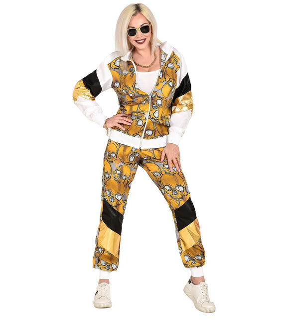 Kultainen verryttelypuku Viallinen pääkallo