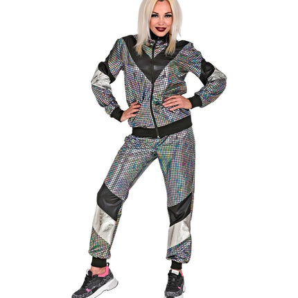 Neon 80S Verryttelypuku Fault heijastava