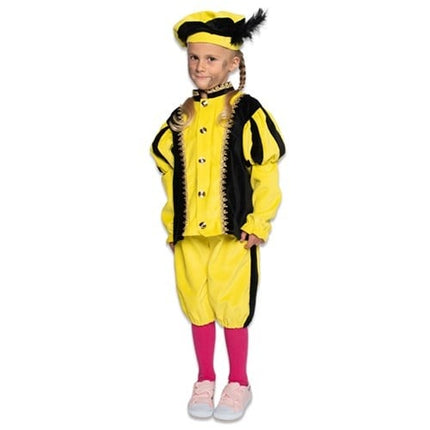 Pietenpak Kind Katoen Geel/Zwart Pietenpak Kind Geel/Zwart