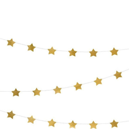 Tähtikranssi kultainen 3.6m