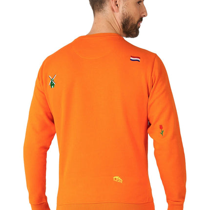Oranssi Holland Hup villapaita Miesten OppoSuits