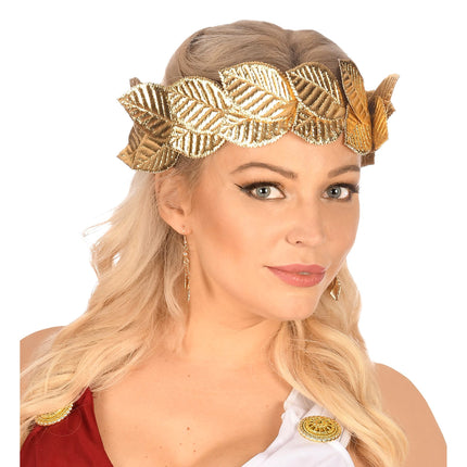 Kultainen otsanauha Laurel Leaf