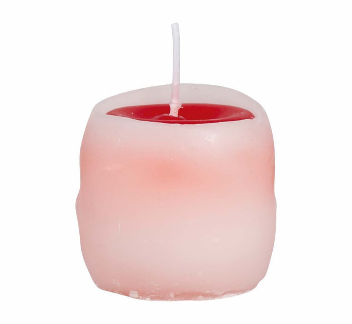 Halloween kynttilä Verinen pääkallo 6cm