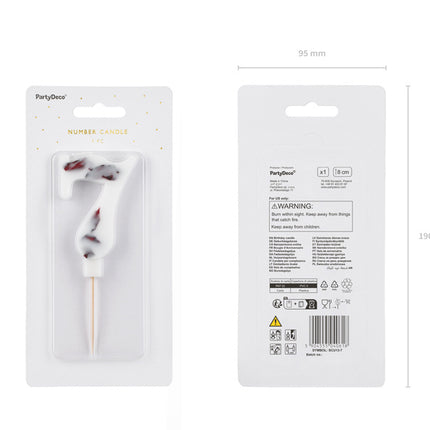 7 vuoden kynttilän terälehdet 8cm