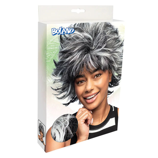 Musta ja valkoinen peruukki Wild