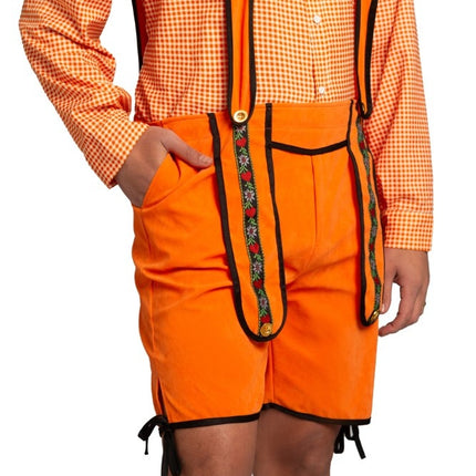 Oranssi Lederhosen miesten Johann Short